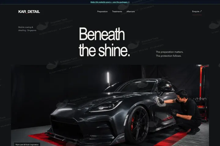 KAR_DETAIL website preview
