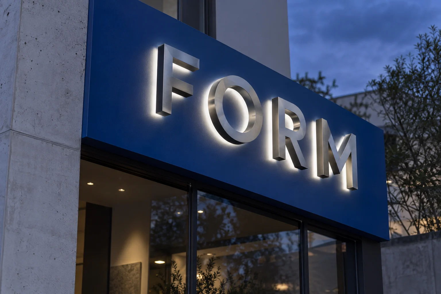Form & Letter illustrative concept website